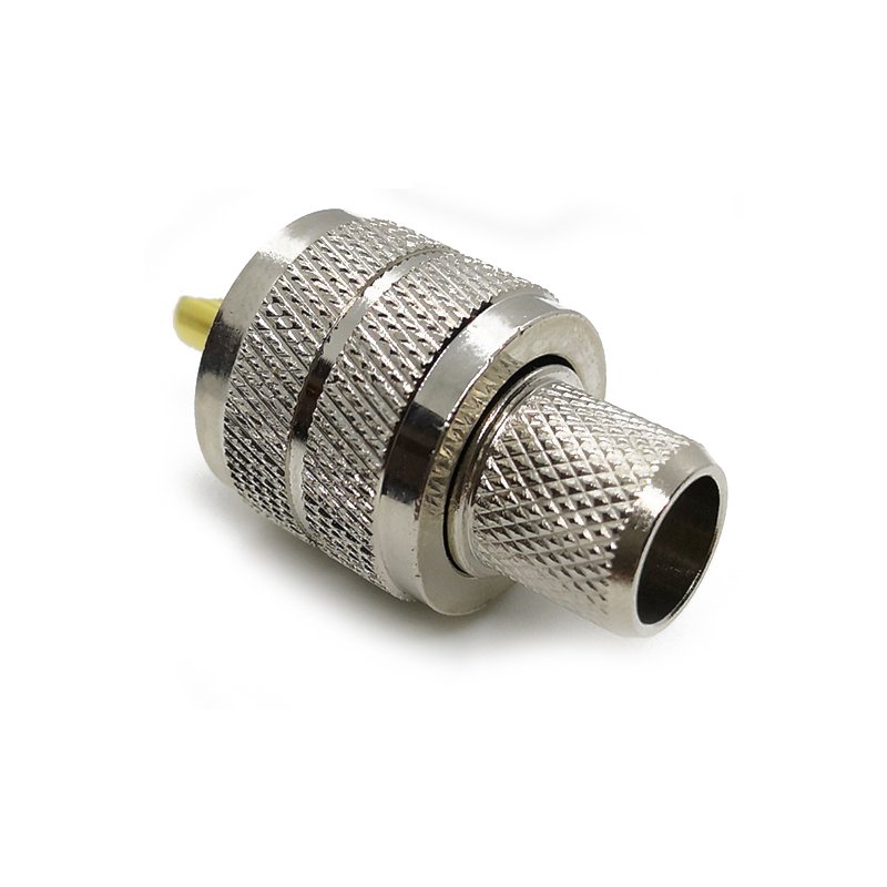 Good quality UHF Male female compression pl259 crimp pl-259 connector for rg58 cable