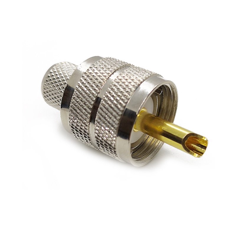 Good quality UHF Male female compression pl259 crimp pl-259 connector for rg58 cable