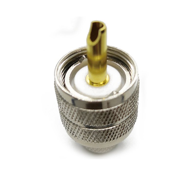 Good quality UHF Male female compression pl259 crimp pl-259 connector for rg58 cable
