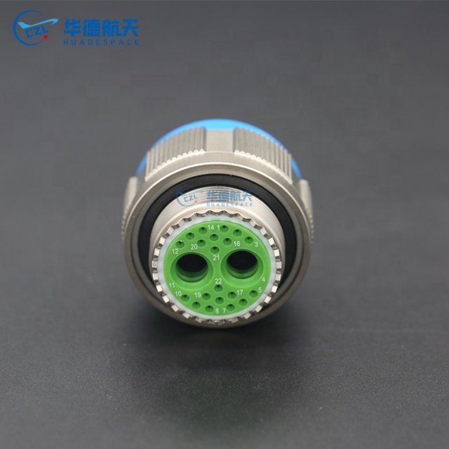 Huadespace Factory outlet 2 Pin Plug Socket D38999 J599-26FE32SN Circular Electric Connector for Aviation