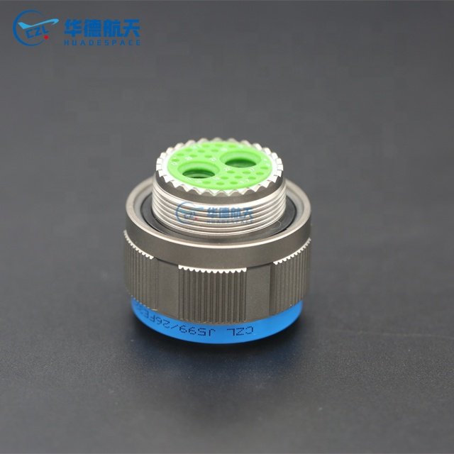Huadespace Factory outlet 2 Pin Plug Socket D38999 J599-26FE32SN Circular Electric Connector for Aviation