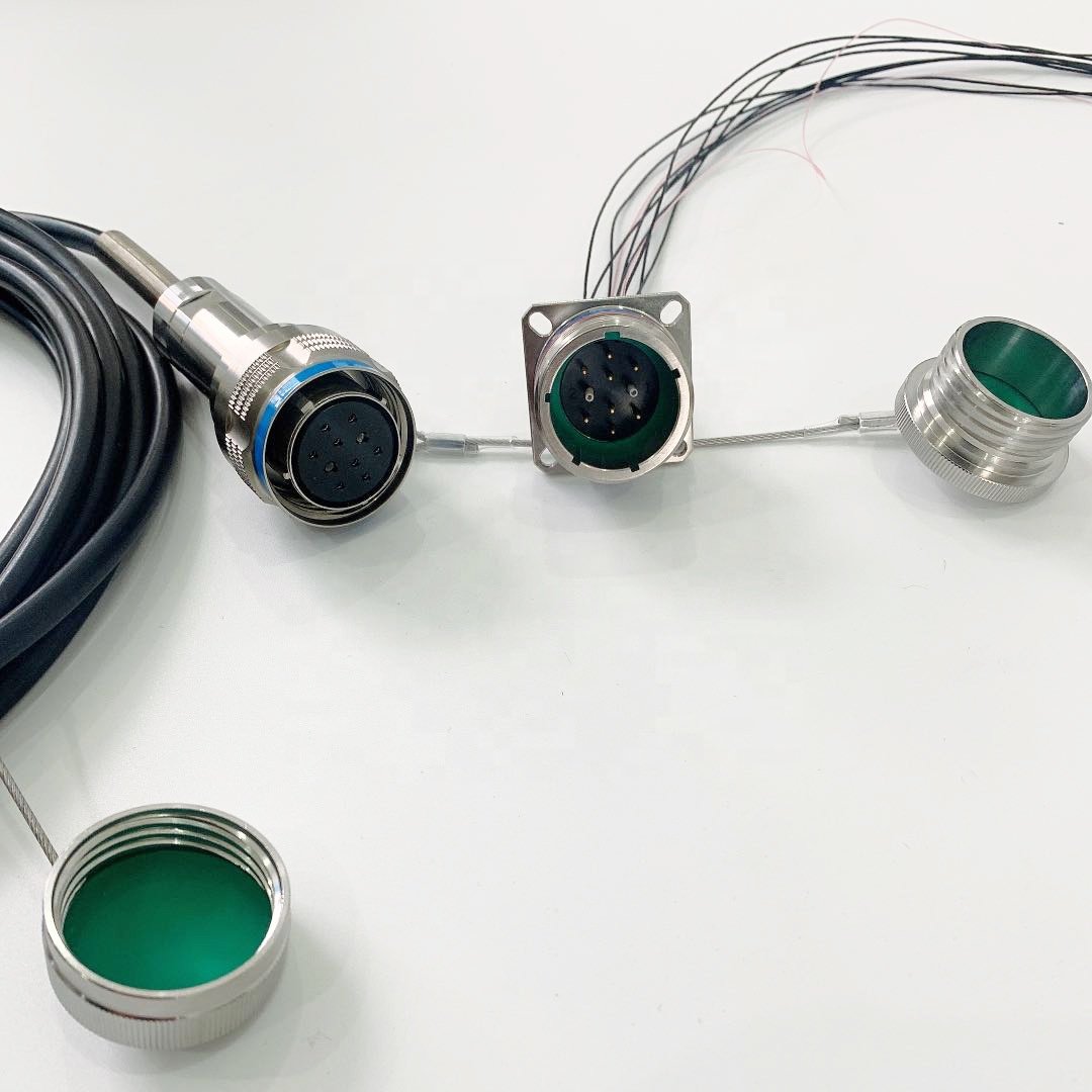 ZLTC D38999 2FIBER 8POWER Hybrid connector / D38999 series waterproof optical cable assemblies