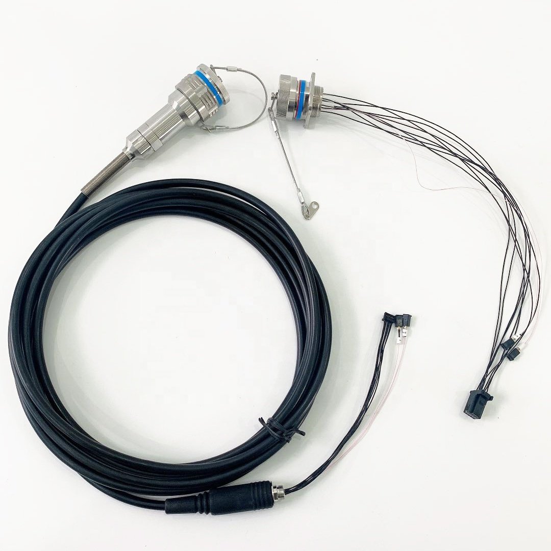 ZLTC D38999 2FIBER 8POWER Hybrid connector / D38999 series waterproof optical cable assemblies