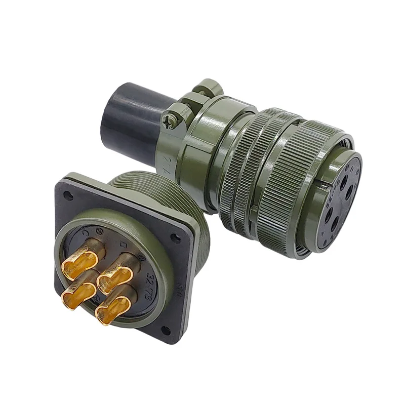 4Pin MIL STD 5015 MS Series Circular Military Specification Connector 32-17 Circular Connector Aviation Plug Socket