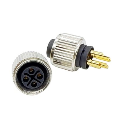 IP67 waterproof M12 s-code cable over mold male female