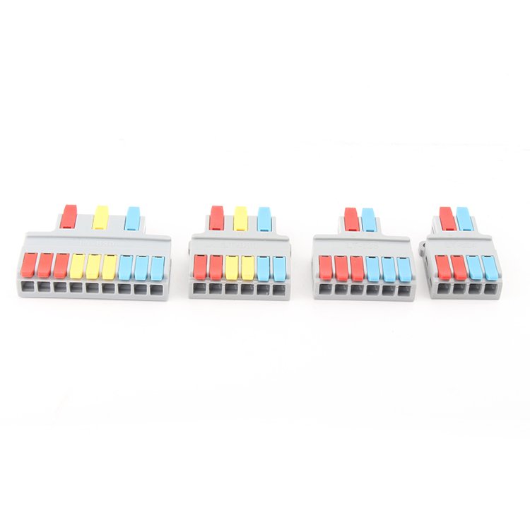 Mini Fast Universal Wire Splitter Terminal Block 422 622 Compact Wiring Cable Connector LED Lamp Push-in Conductor