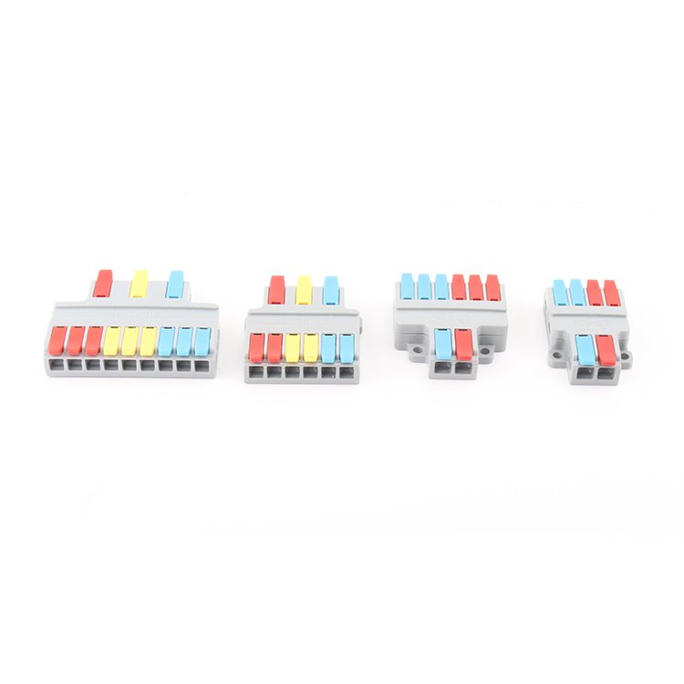 Mini Fast Universal Wire Splitter Terminal Block 422 622 Compact Wiring Cable Connector LED Lamp Push-in Conductor
