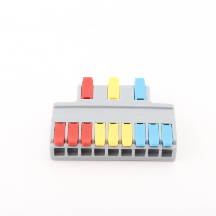 Mini Fast Universal Wire Splitter Terminal Block 422 622 Compact Wiring Cable Connector LED Lamp Push-in Conductor