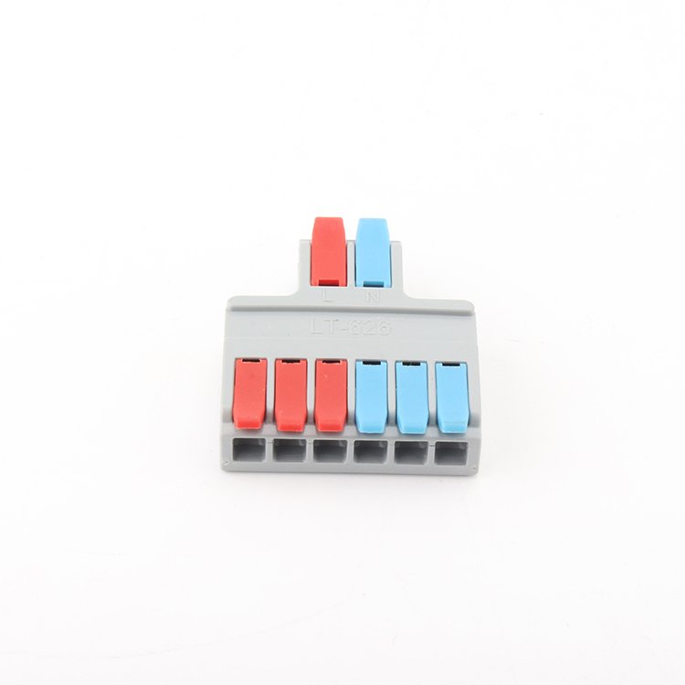 Mini Fast Universal Wire Splitter Terminal Block 422 622 Compact Wiring Cable Connector LED Lamp Push-in Conductor