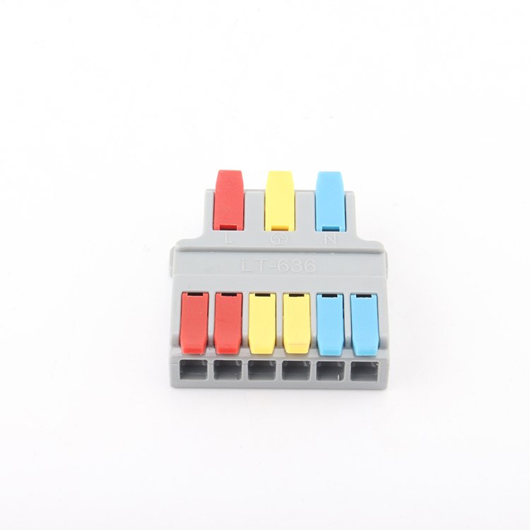 Mini Fast Universal Wire Splitter Terminal Block 422 622 Compact Wiring Cable Connector LED Lamp Push-in Conductor