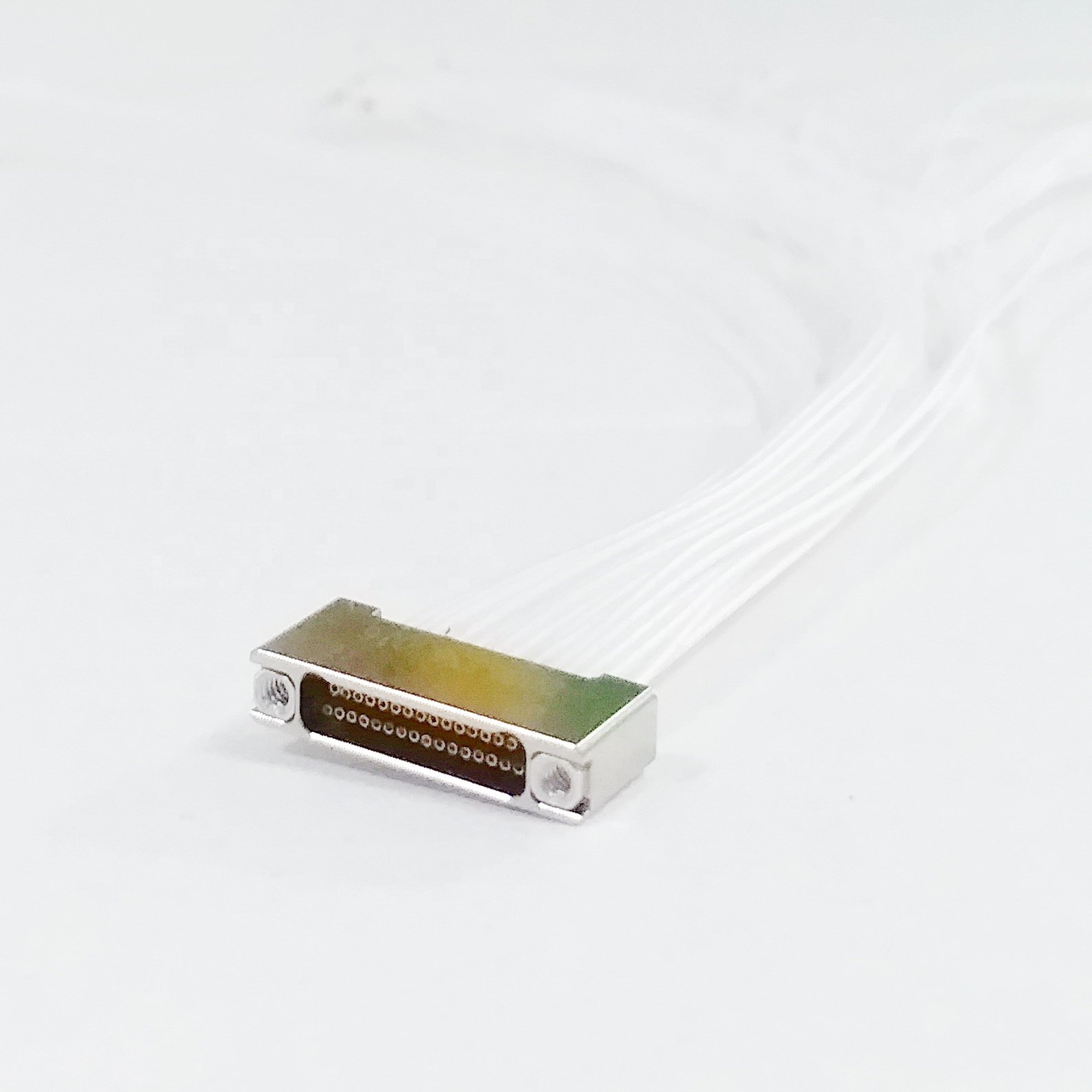 J63A rectangular 31 pin vertical mount crimp nano receptacle connector for wire harness