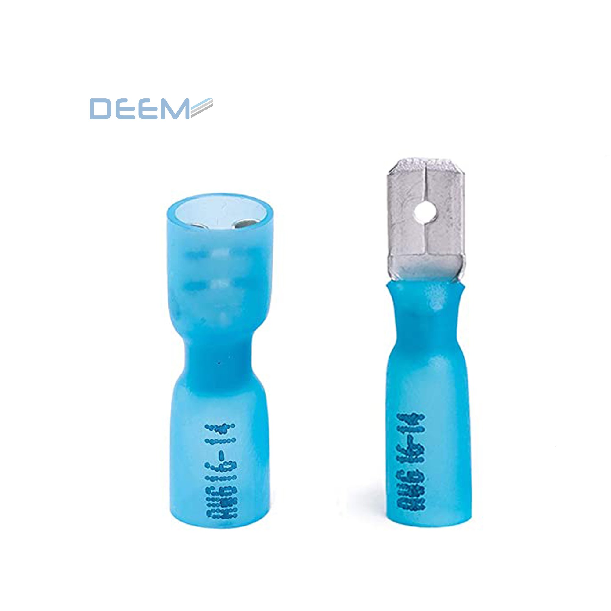 DEEM heat shrink half insulated female terminals