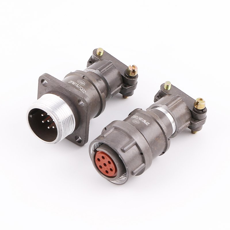 Hot sale 400V 10A 14MM 4 7 pin Connector 2PM Series connector 2PM14/2PM18 industrial circular connector