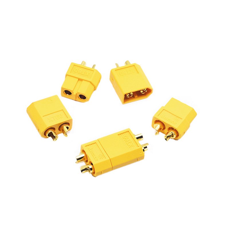 Authentic Amass Classic Patent Certified XT60 Male and Female Gold Plated High Current Airplane Model Plug Connector