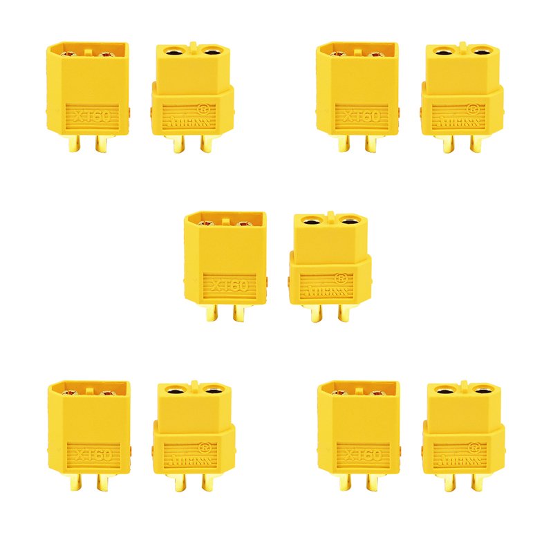 Authentic Amass Classic Patent Certified XT60 Male and Female Gold Plated High Current Airplane Model Plug Connector