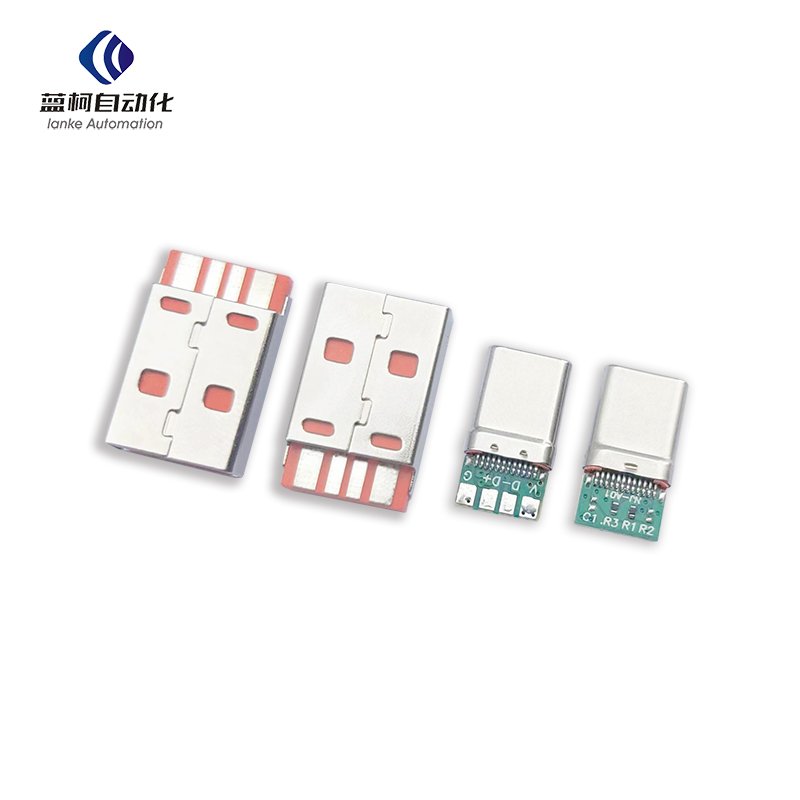 New product quick charging power cable 30 W 4pin 5pin 90 Degree Adaptor Connector with Data Cables Assembly for type-c micro