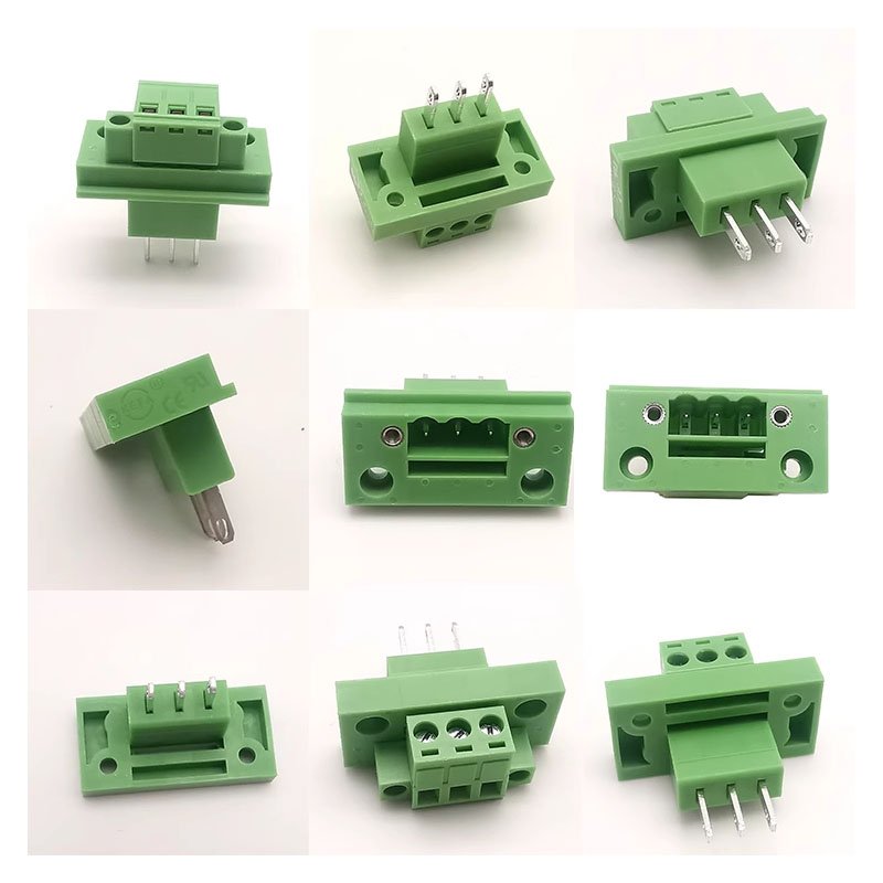 Factory direct sales KF2EDGWB-5.08 Plug and pull through wall welding wire terminal block connector 5.08mm