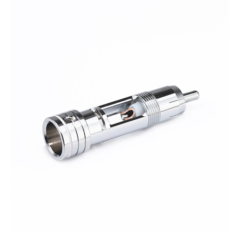 ATAUDIO ODM/OEM Rca Connector Hifi DIY rhodium-plated carbon fiber rca plug for hifi equipment Audio & Video hi-end connector