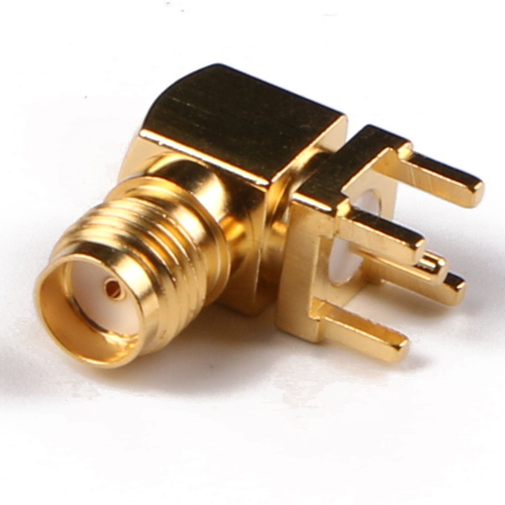End Launch Jack Pcb Bulkhead Female Connector Sma Edge Mount