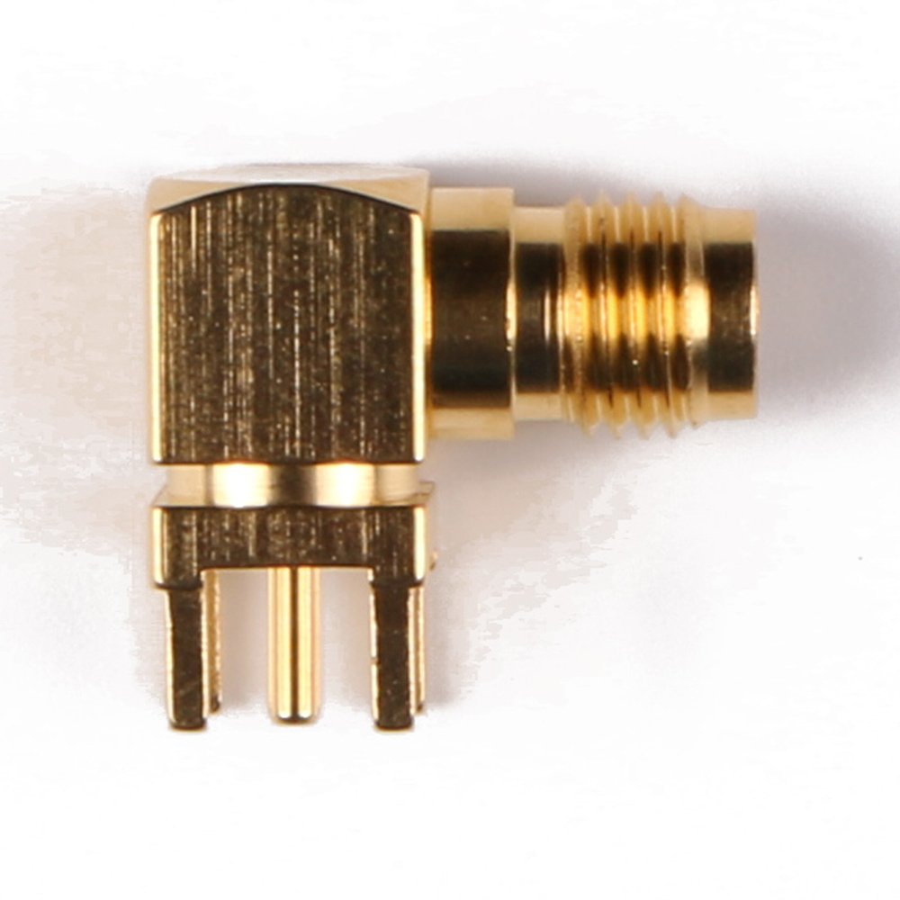 End Launch Jack Pcb Bulkhead Female Connector Sma Edge Mount