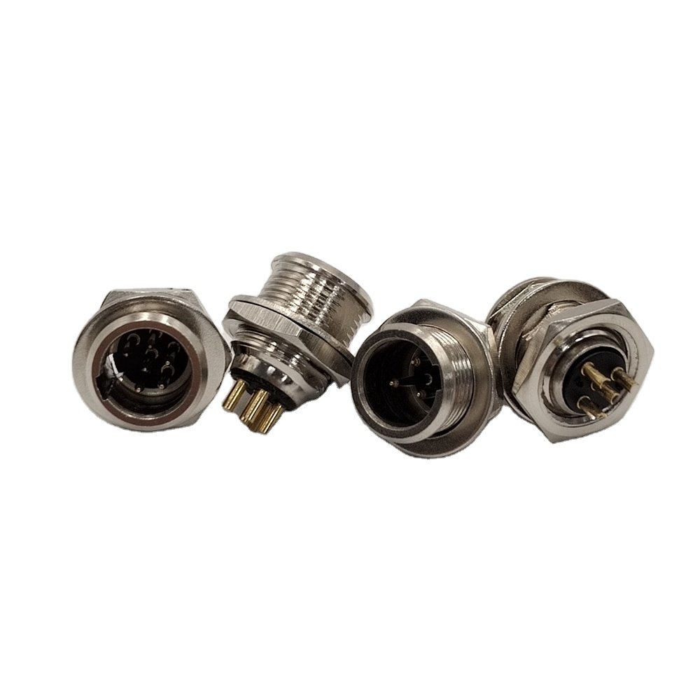 Mini Tiny XLR Socket 3 Pin Panel Mount Copper Contact Pin Mini XLR 3Pin Connector Panel Mount PCB Female Mini XLR 3Pin Socket