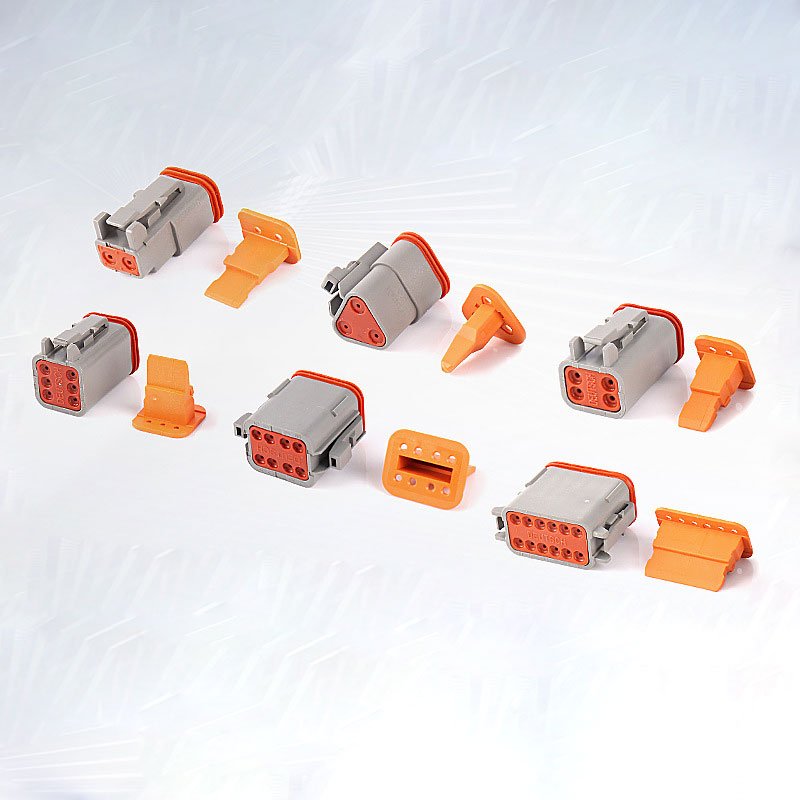 3 Pin Black Female Male DT Waterproof Auto Connector DT06-3S-E005 DT04-3P-E005 Deutsch connector