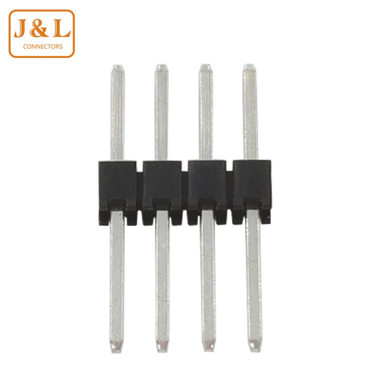 Hot Sale 2.2mm Pitch Straight Header Connector 2-40p DIP Single Row PCB 2.2mm Vertical Male Pin header