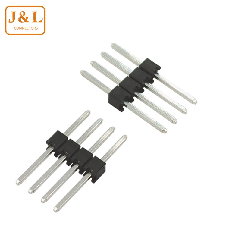 Hot Sale 2.2mm Pitch Straight Header Connector 2-40p DIP Single Row PCB 2.2mm Vertical Male Pin header