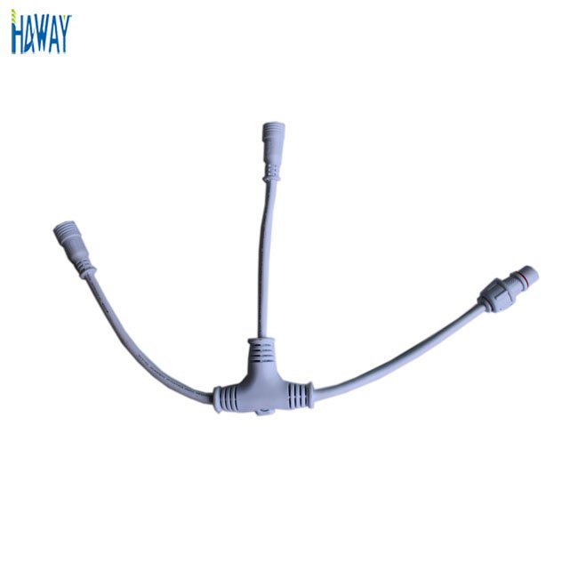 good quality LED cable wire for T8 LED Tube Light waterproof tube light led connection wire with DC connector