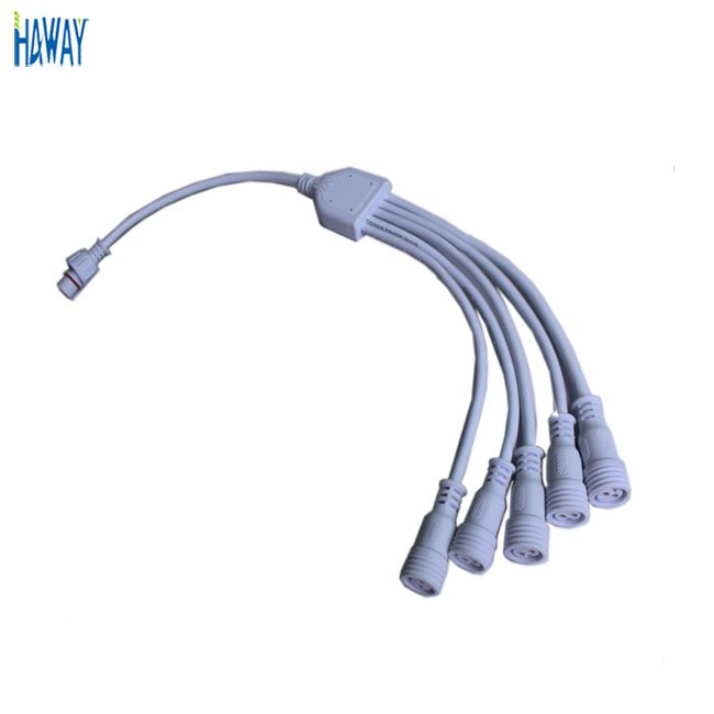good quality LED cable wire for T8 LED Tube Light waterproof tube light led connection wire with DC connector