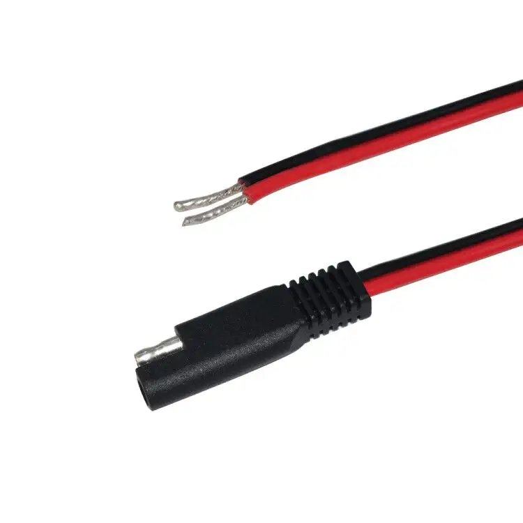 SAE Power Automotive DIY Cable 18AWG 30CM Car 2 Pin SAE Connector Quick Disconnect Extension Cable