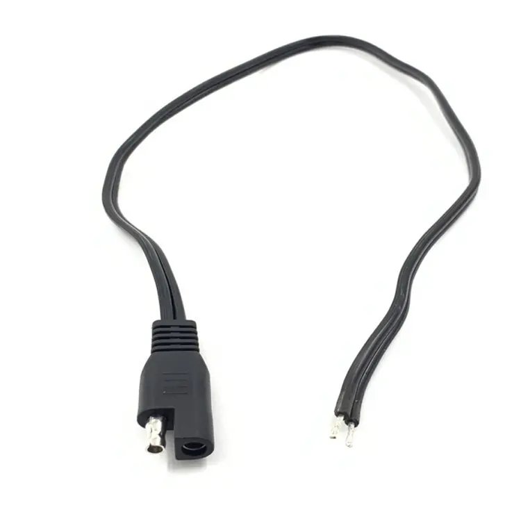 SAE Power Automotive DIY Cable 18AWG 30CM Car 2 Pin SAE Connector Quick Disconnect Extension Cable