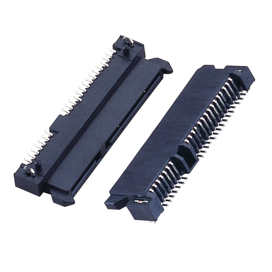Soulin Hot Sale SATA 7+15P Female Straight SMT Power Connectors Sata for Efficient Bridge between Computer PCB and HDD