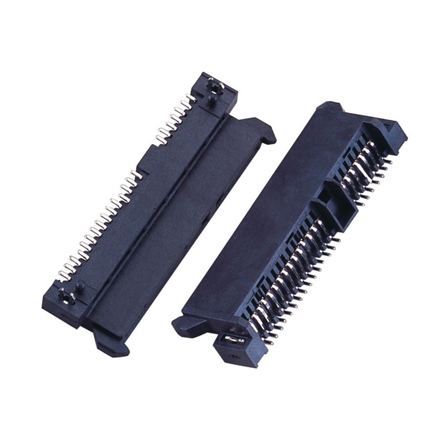 Soulin Hot Sale SATA 7+15P Female Straight SMT Power Connectors Sata for Efficient Bridge between Computer PCB and HDD
