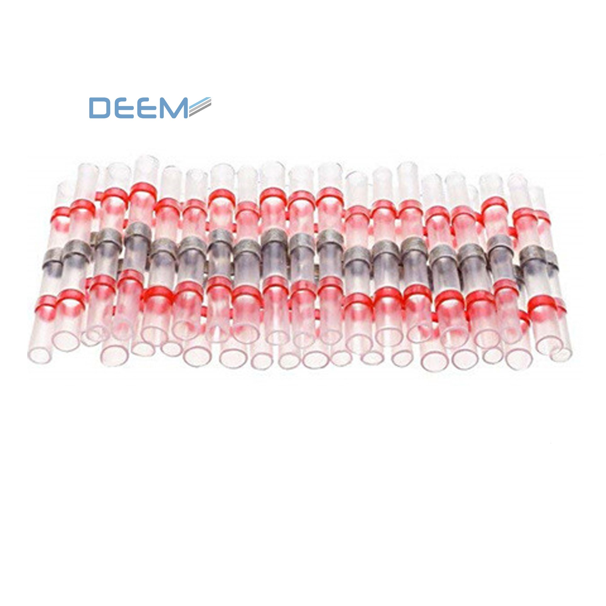 DEEM Free sample straight type heat shrink solder seal wire terminal with adhesive for wire connection