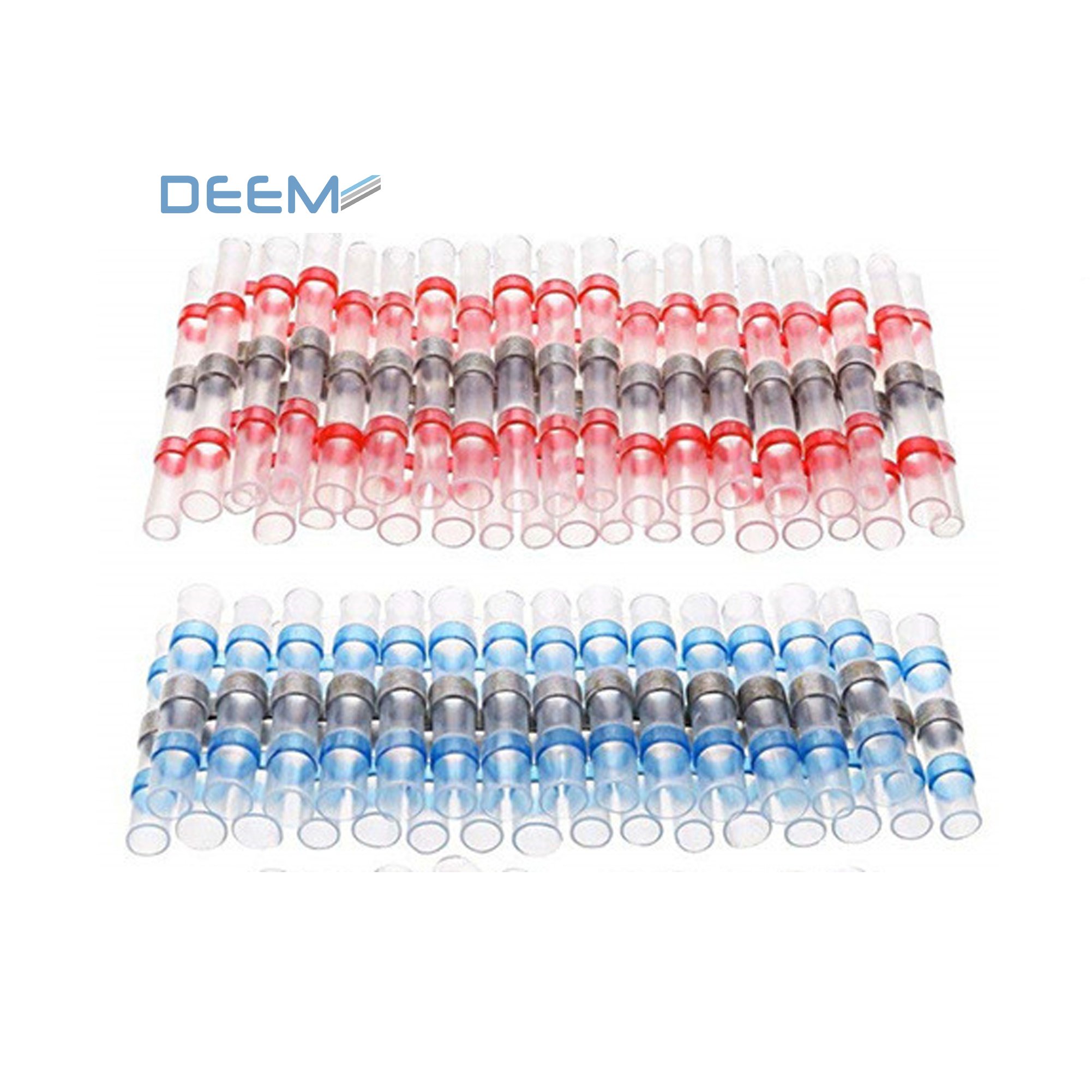 DEEM Free sample straight type heat shrink solder seal wire terminal with adhesive for wire connection