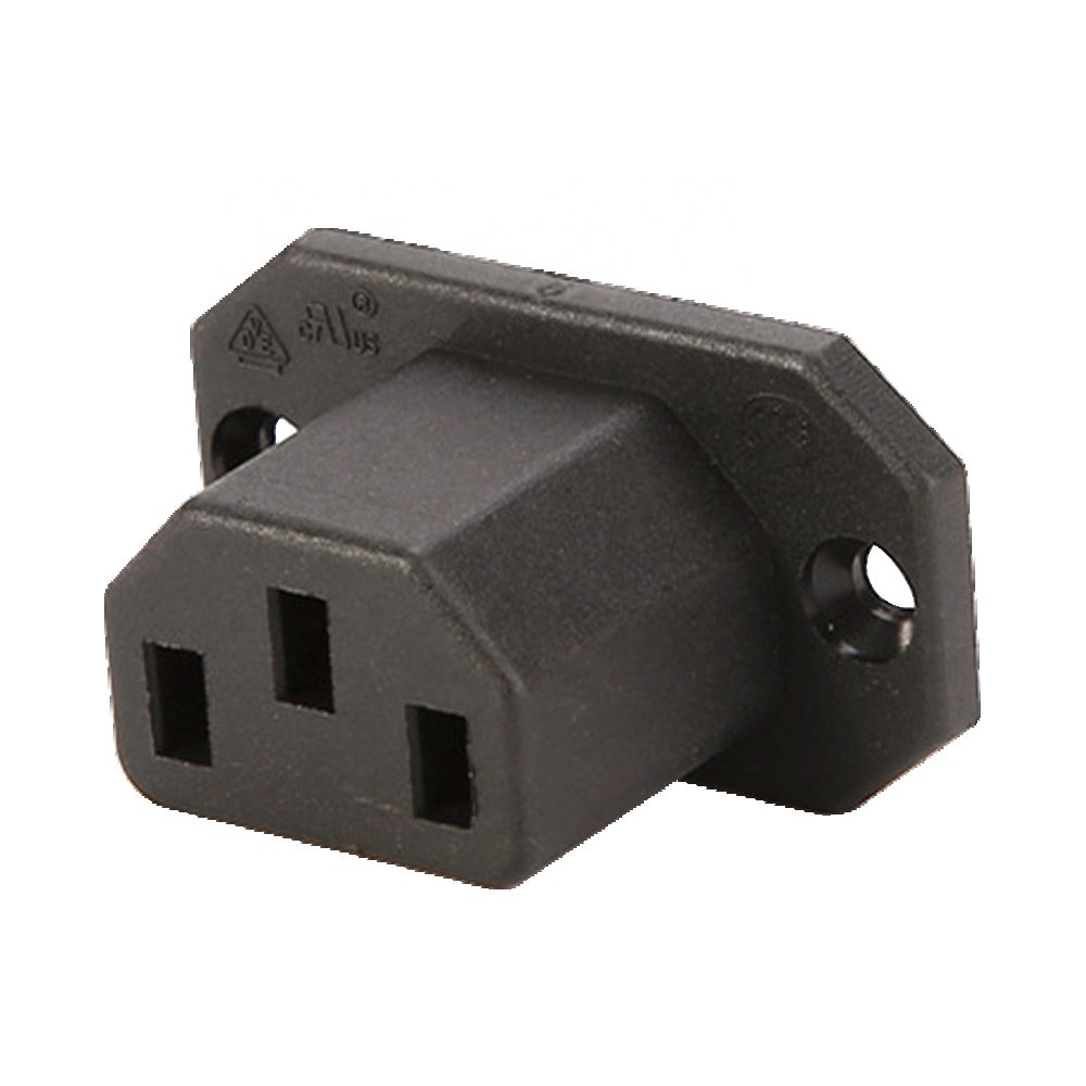 IEC 320 C13 Panel Mount Plug Adapter Power Connector Socket