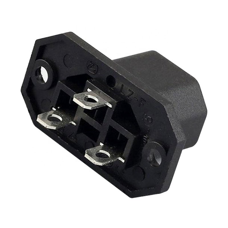 IEC 320 C13 Panel Mount Plug Adapter Power Connector Socket