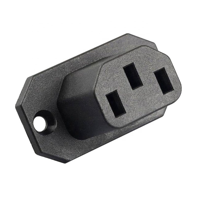 IEC 320 C13 Panel Mount Plug Adapter Power Connector Socket