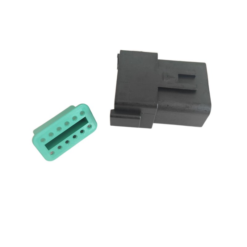 Deutsch 12 Way Receptacle Deutsch DT Series with Reduced Dia. Seal (E-Seal) Black Male Connector DT04-12PA-CE02