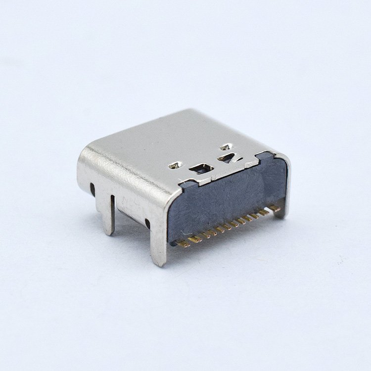 HOT SALE USB-C Type C Female 16 Pin 4 insert board feet C Type SMD USB Connectors