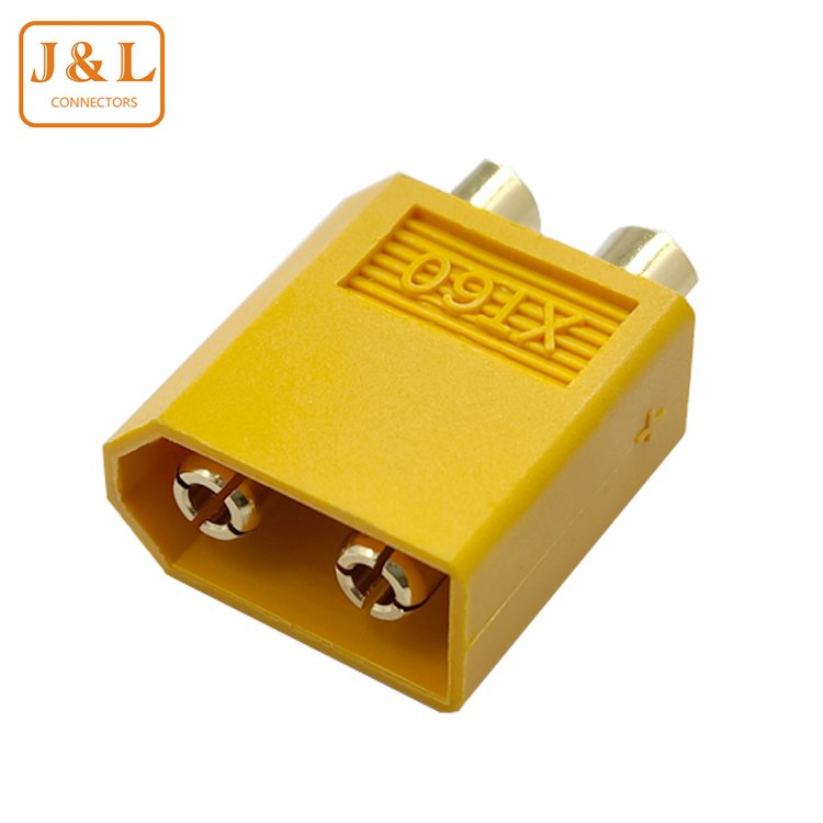 XT30 Connectors Male and Female Yellow Color Connector Plugs In a Set With Solder Terminal For RC Battery