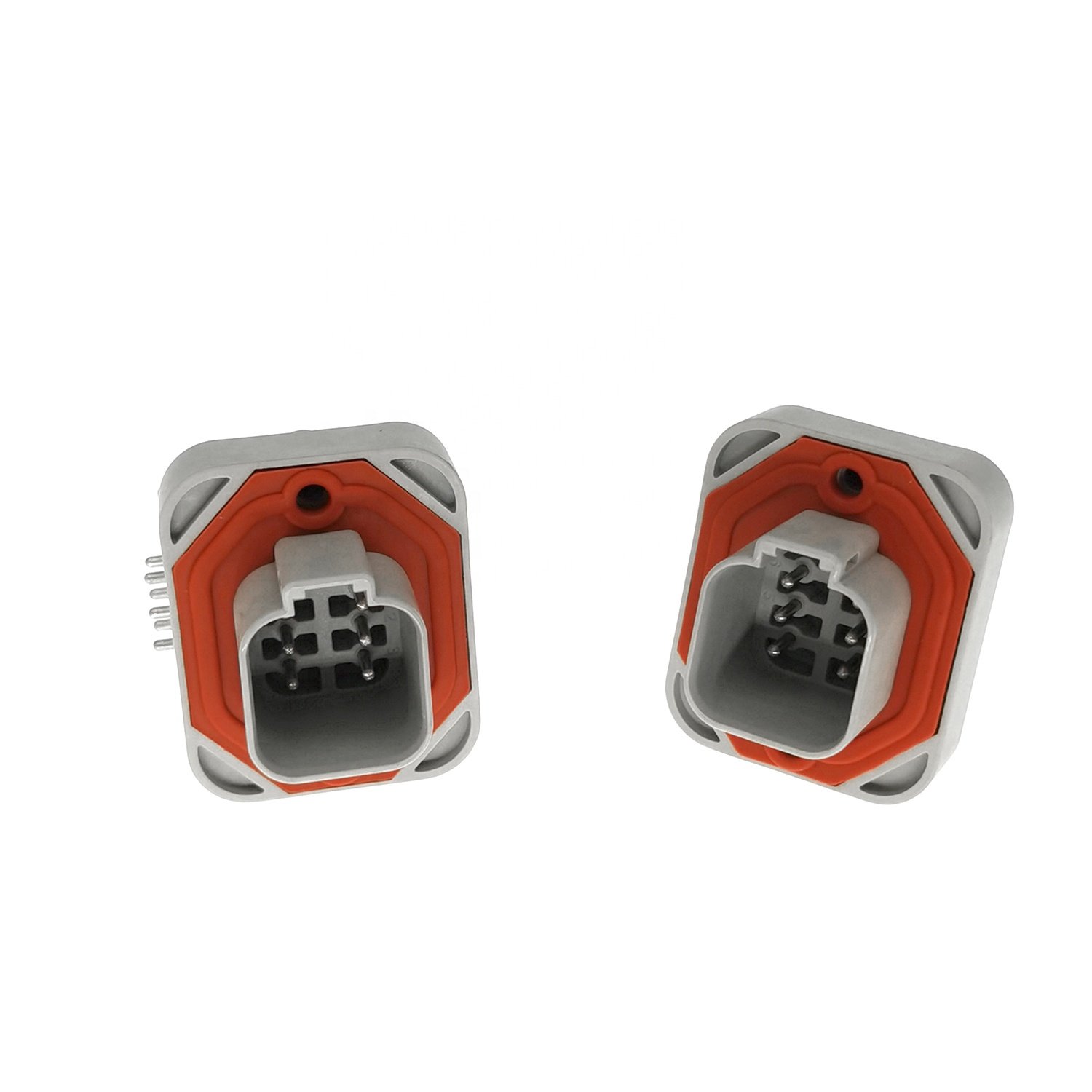 Right Angle Panel Mount Deutsch DT13 Header DT13 Flange Through Hole Socket DT13-6P PCB Connector