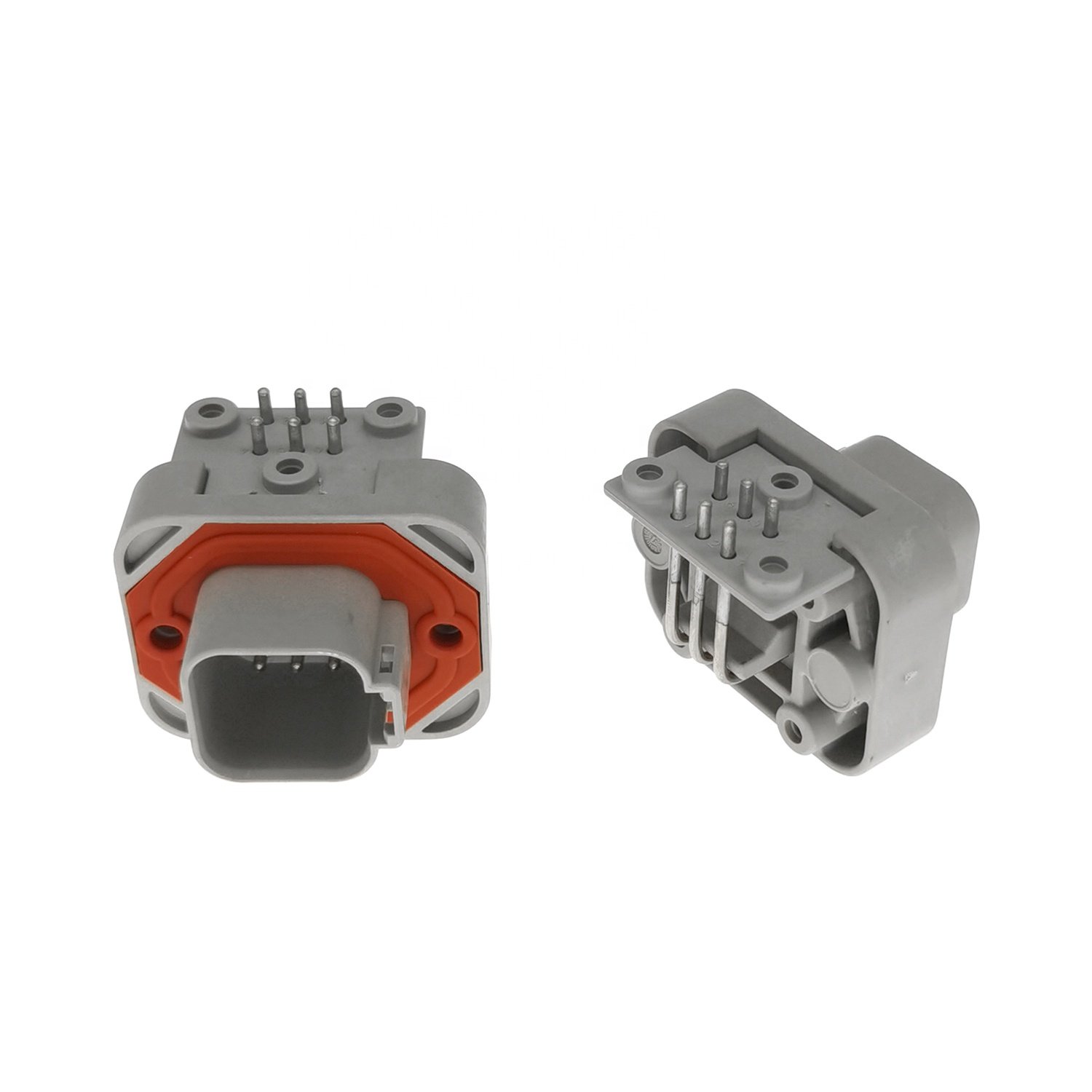 Right Angle Panel Mount Deutsch DT13 Header DT13 Flange Through Hole Socket DT13-6P PCB Connector