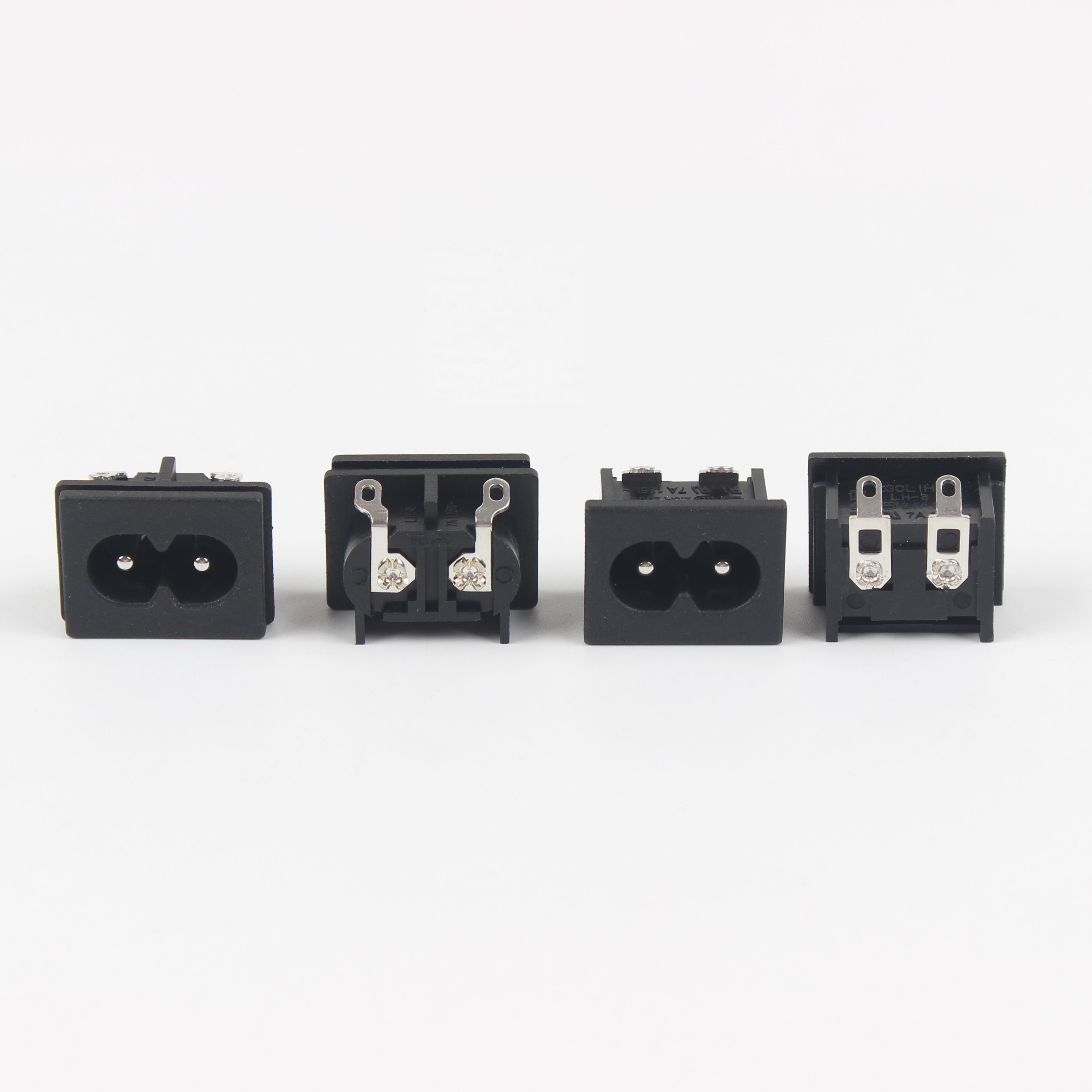 LH-8 C8 INLET AC POWER SOCKET C8 Ac Power Socket Outlet Connector