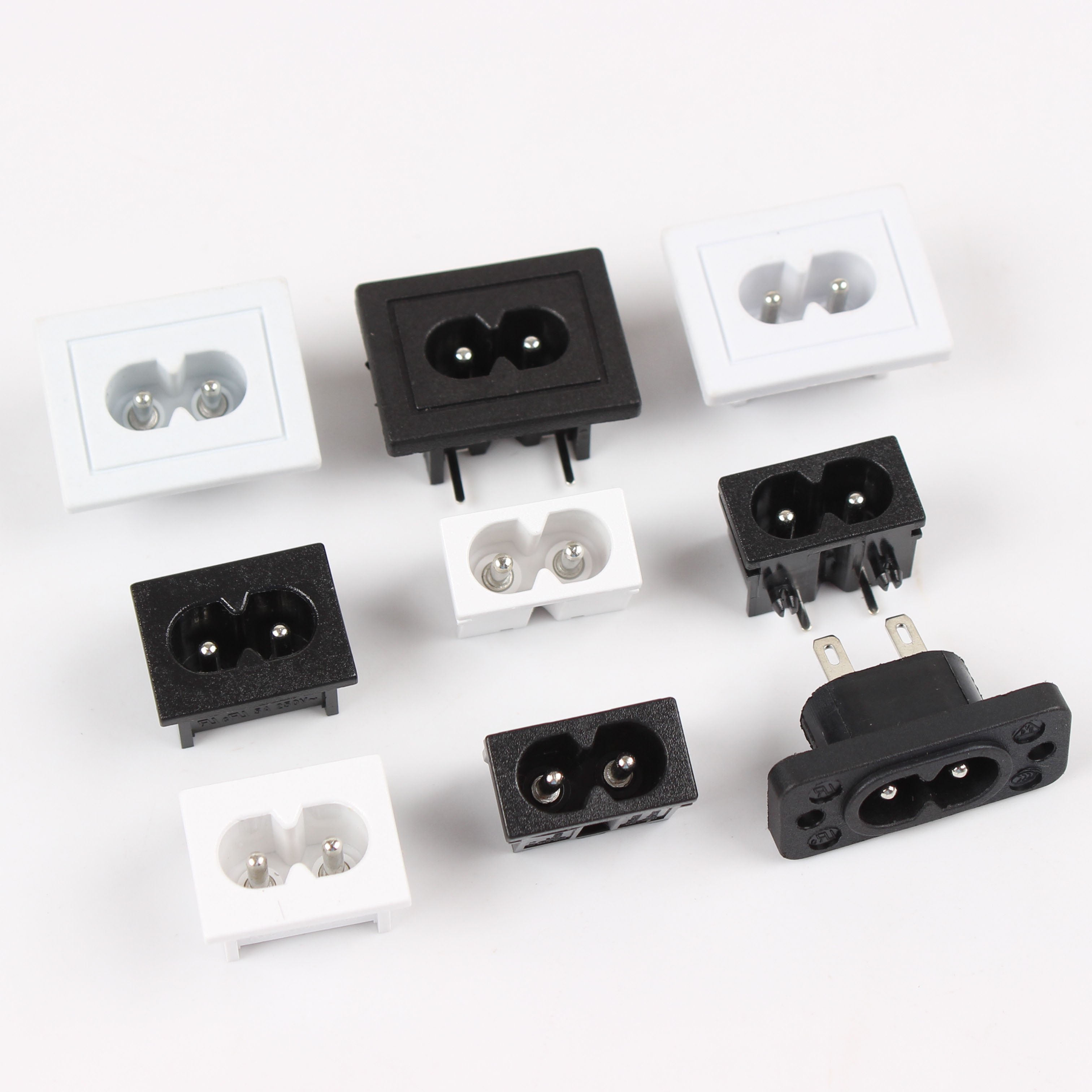 LH-8 C8 INLET AC POWER SOCKET C8 Ac Power Socket Outlet Connector
