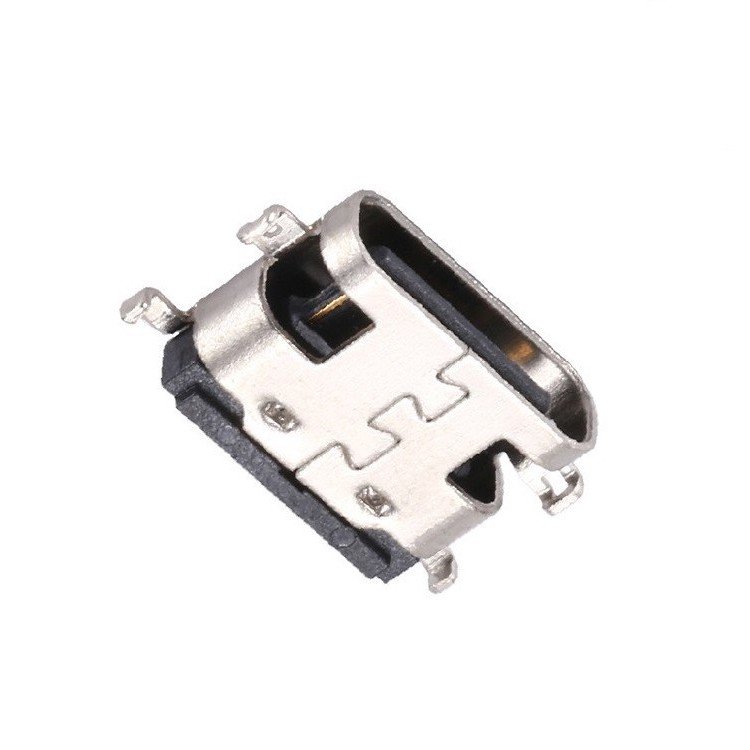 USB 3.1 Type-C 16-Pin Female Socket Conector High Current Horizontal SMT Sinking Plate Mount USB Connector