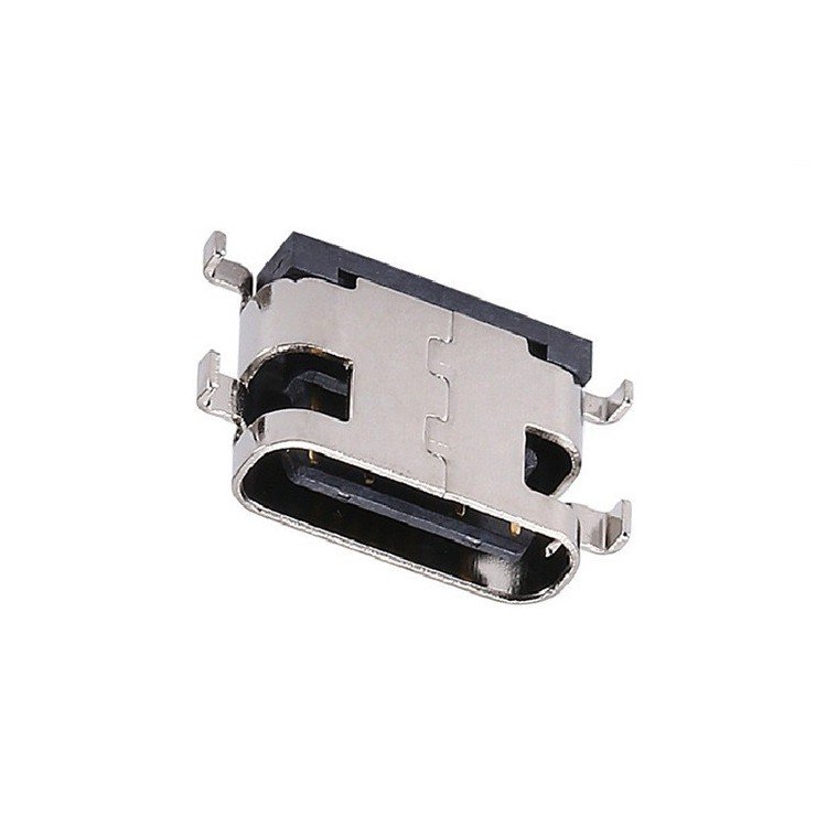 USB 3.1 Type-C 16-Pin Female Socket Conector High Current Horizontal SMT Sinking Plate Mount USB Connector