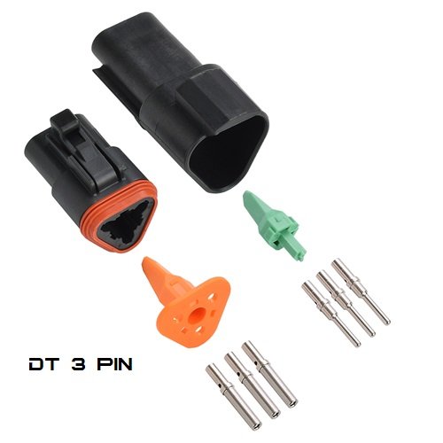 Aichie: In stock Deutsch DT 2 Pin Connector Kit DT04-2P DT06-2S Connector