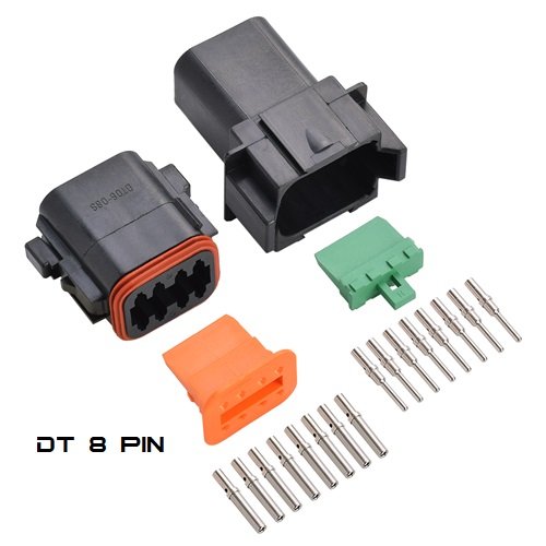Aichie: In stock Deutsch DT 2 Pin Connector Kit DT04-2P DT06-2S Connector